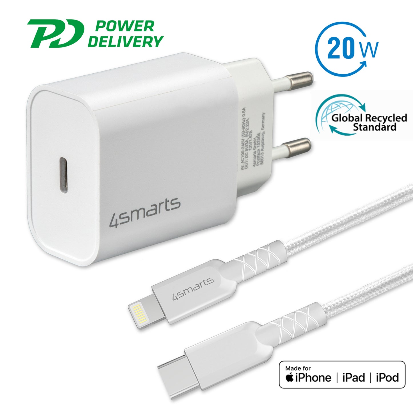 4smarts VoltPlug PD 20W Lightning Kabel
