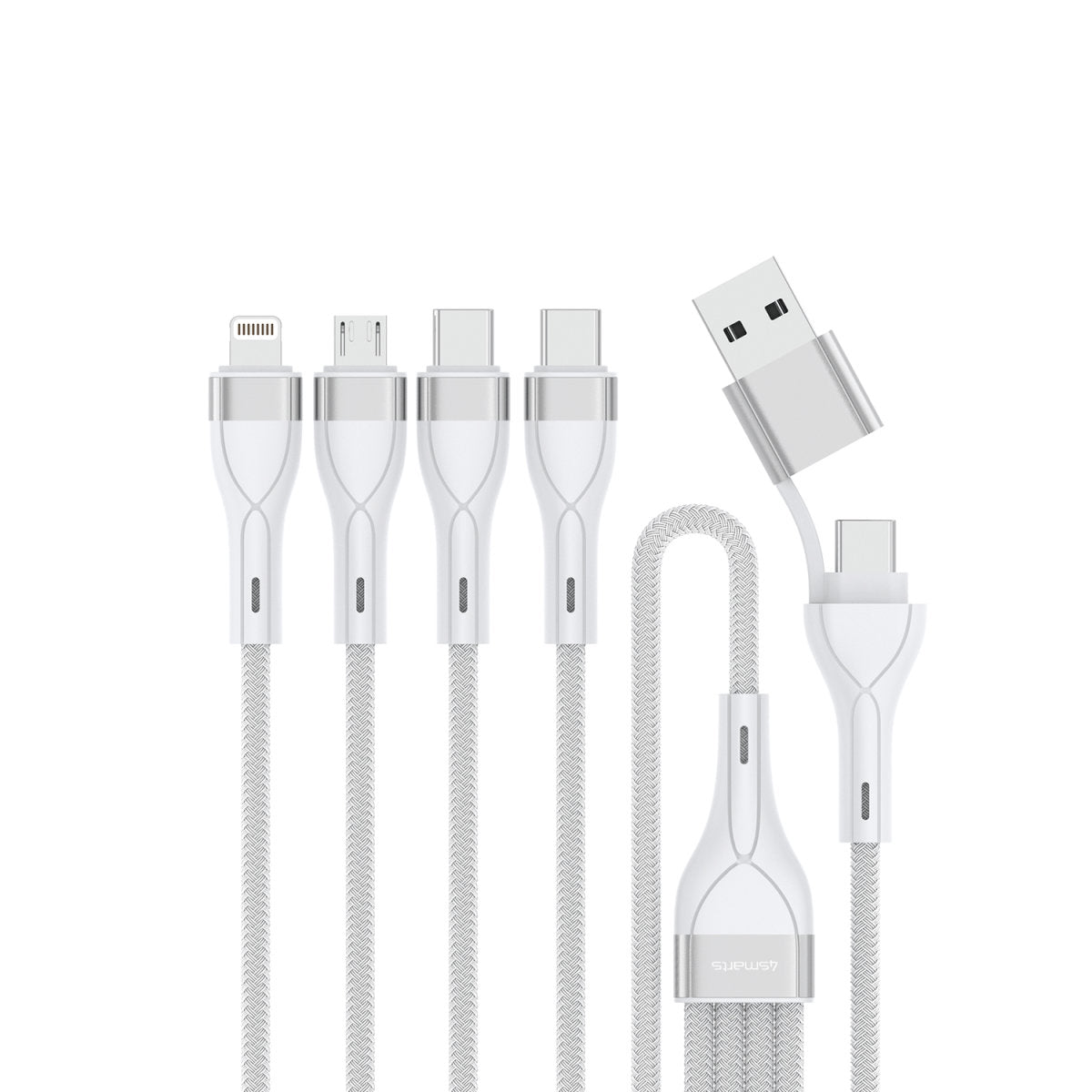 Multi-Ladekabel Weiss