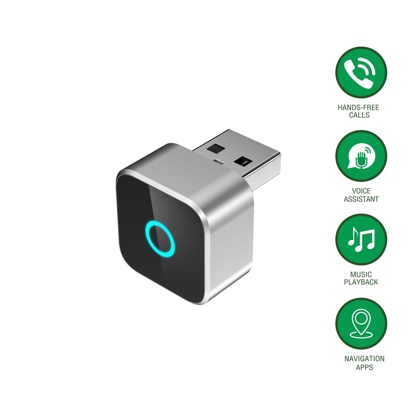 CarPlay Adapter Silber