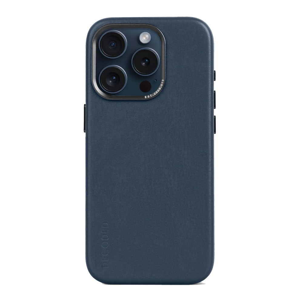 Decoded Leather Back Case iPhone 15 Pro