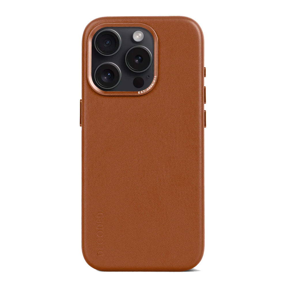 Decoded Leather Back Case iPhone 15 Pro Max