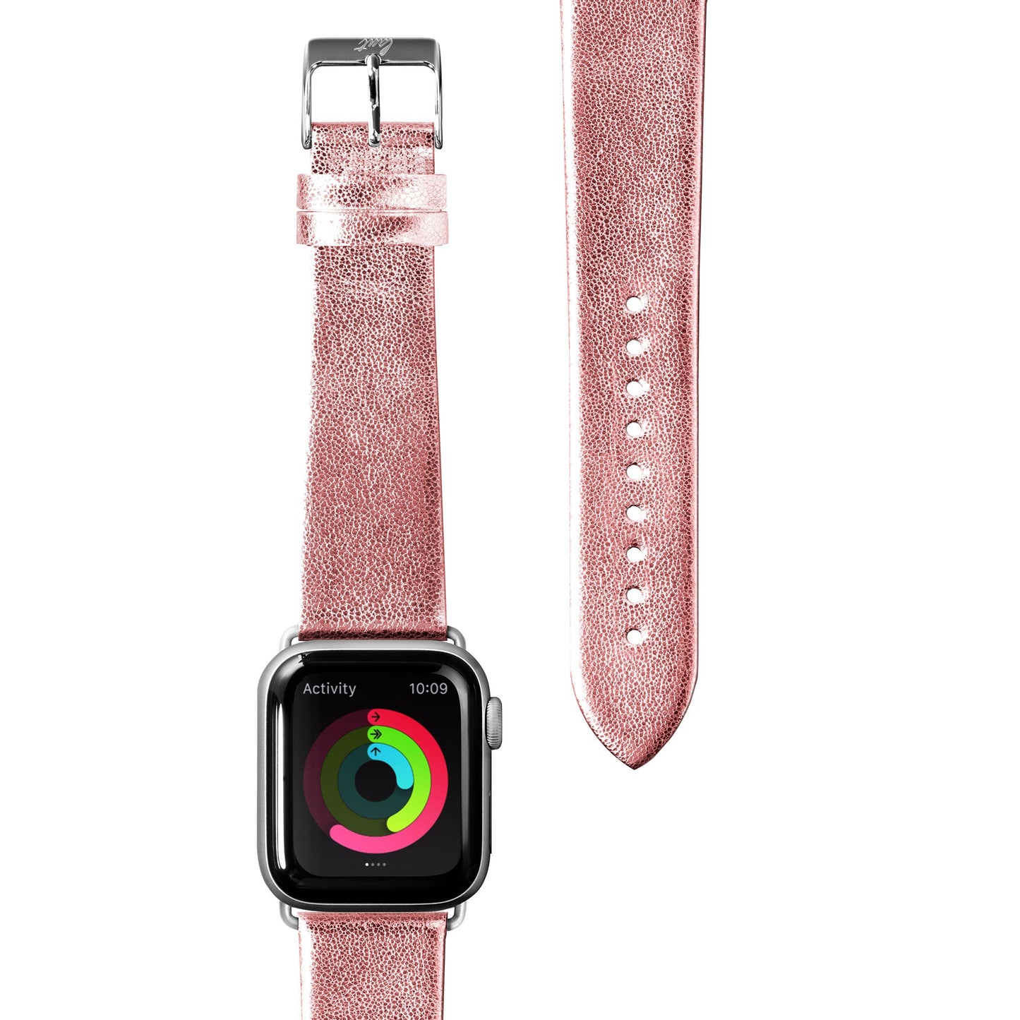 Metallic Leather Rose