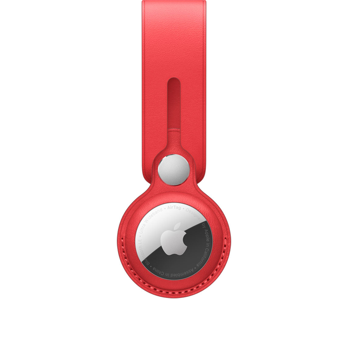 Apple AirTag Anhänger aus Leder, Rot (PRODUCT) RED