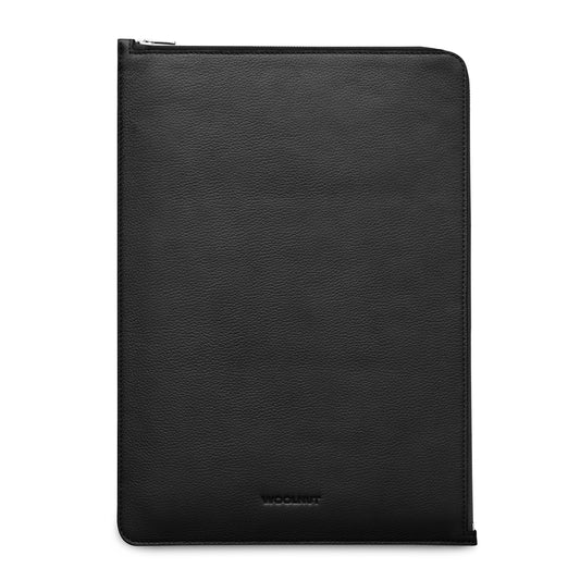Woolnut Leather Folio für MacBook Pro 16" - Schwarz