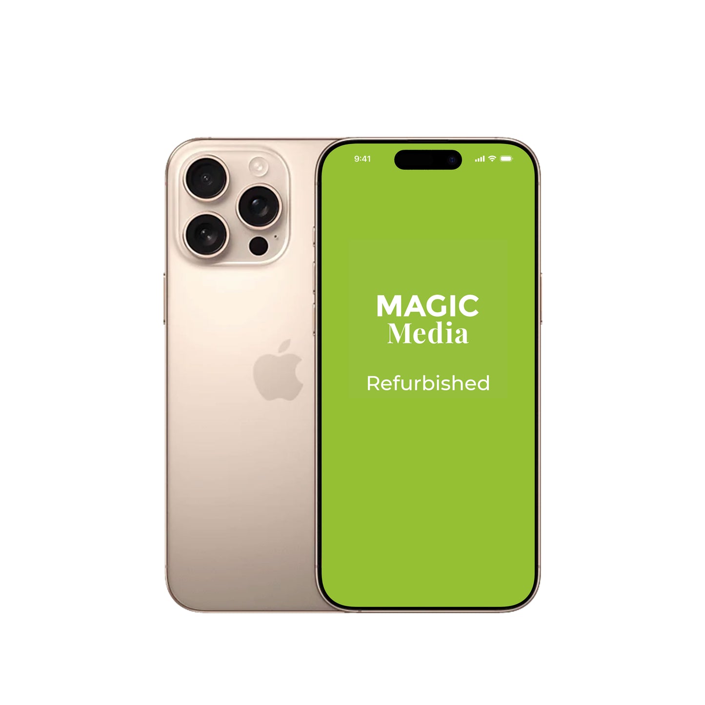 Refurbished iPhone 16 Pro 128GB Titan Wüstensand