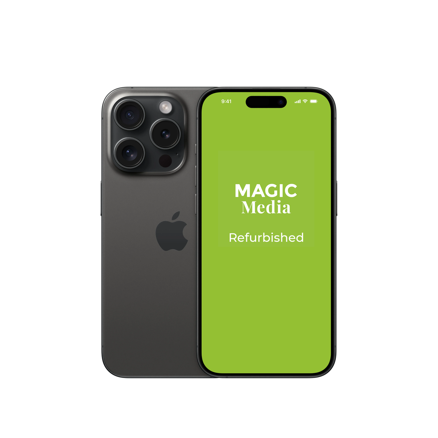 Refurbished iPhone 15 Pro Max 256GB Black Titanium