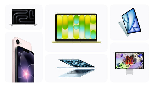 MacBook Neo, iPhone 17e, iPad Air mit M4, MacBook Air mit M5, MacBook Pro mit M5 Pro und M5 Max sowie eine neue Studio Display-Familie sind ab heute erhältlich