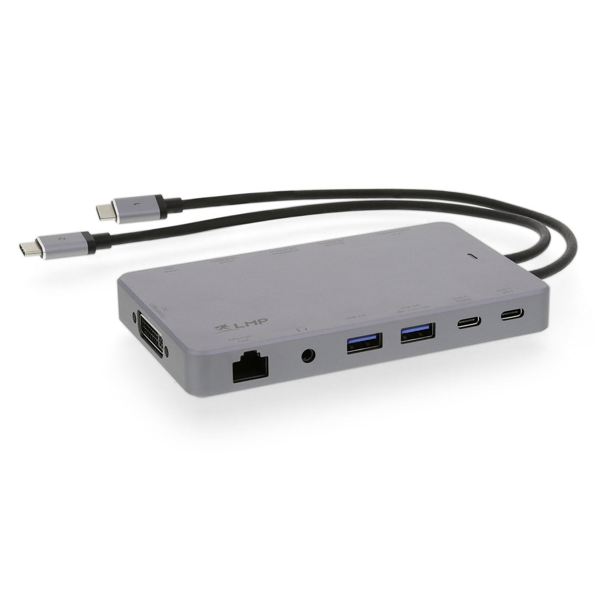 LMP USB-C Display Dock 2 4K 12 Port - Space Grau