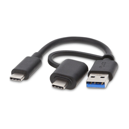 LMP 2-in-1 USB-C to USB-A & USB-C Datenkabel 15 cm