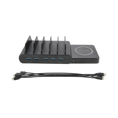 LMP DuoCharge 5+1 Port KC mit Qi2 Ladepad 150W