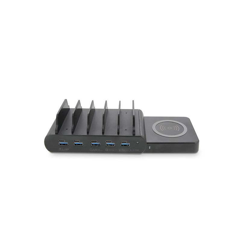 LMP DuoCharge 5+1 Port KC mit Qi2 Ladepad 150W