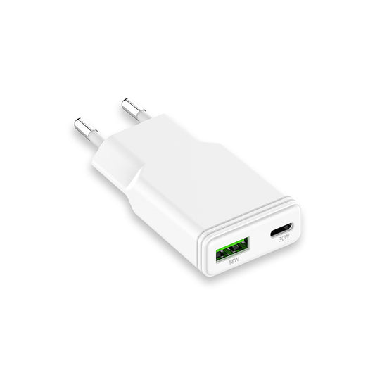 LMP 30W USB-A & USB-C Dual Power Adapter Ultra Slim
