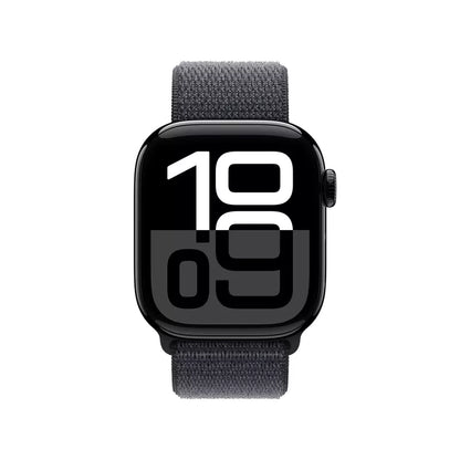 Apple Watch Series 10 42mm Jet Black Aluminium GPS Sport Loop