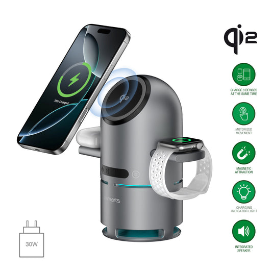 4smarts Qi2 Ladestation ChargeBot Sound