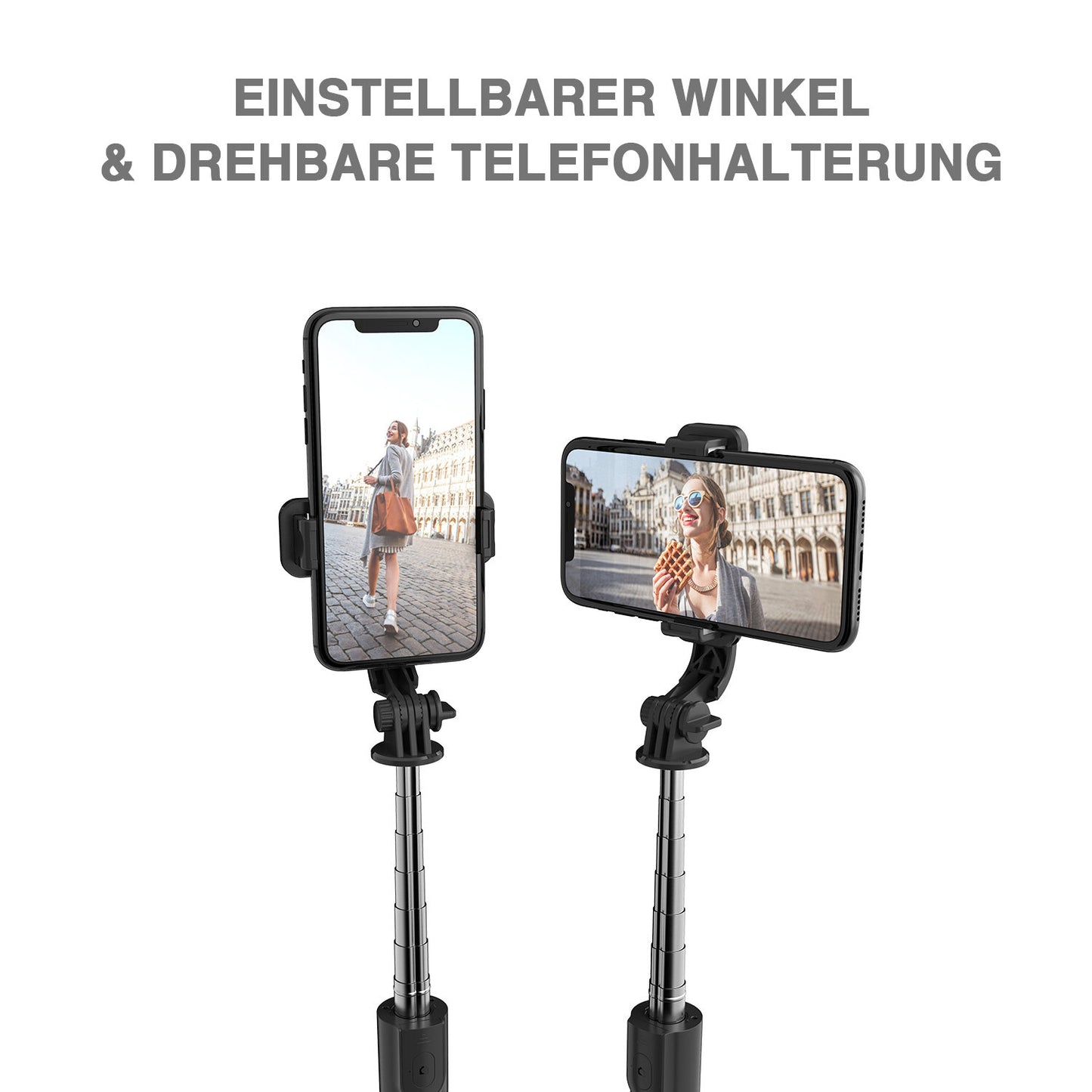 4smarts Handy Stativ mit Wireless-Fernauslöser, schwarz