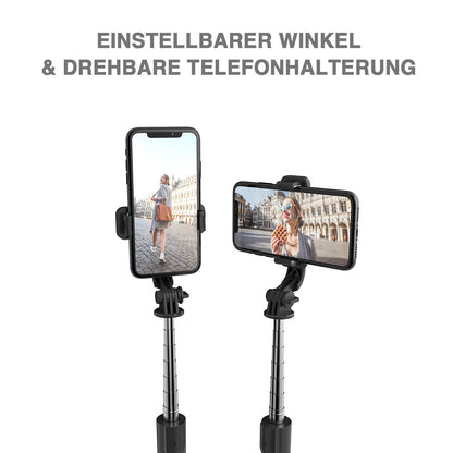 4smarts Handy Stativ mit Wireless-Fernauslöser, schwarz