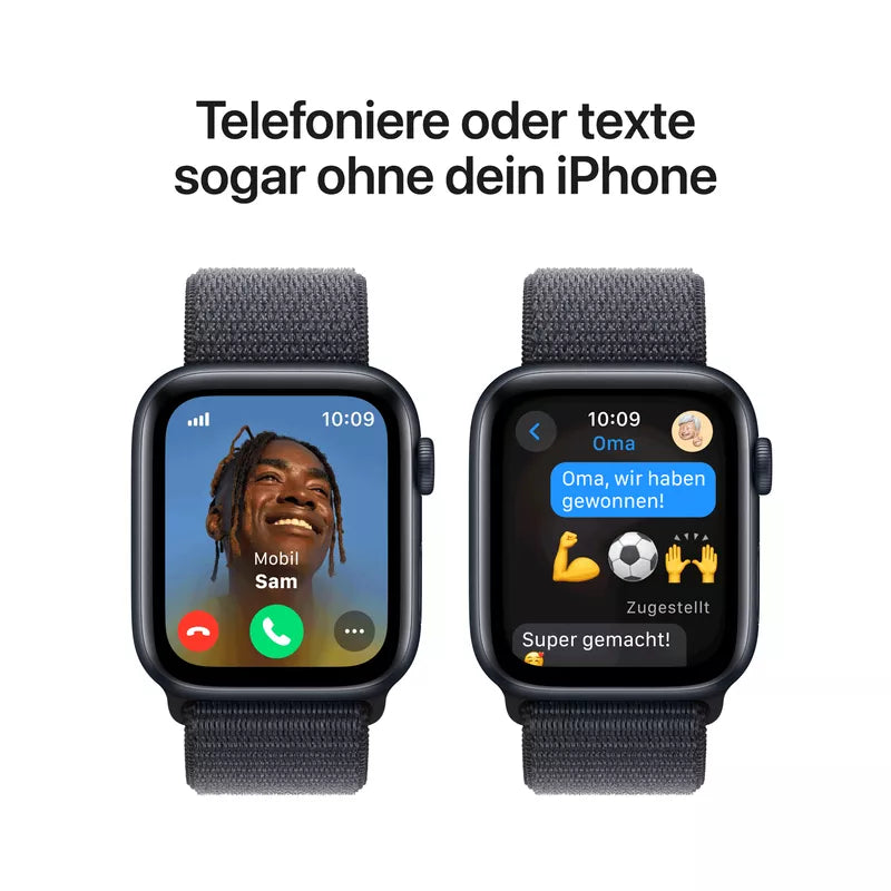 Apple Watch SE 2 44mm Midnight Aluminium GPS+Cellular Sport Loop