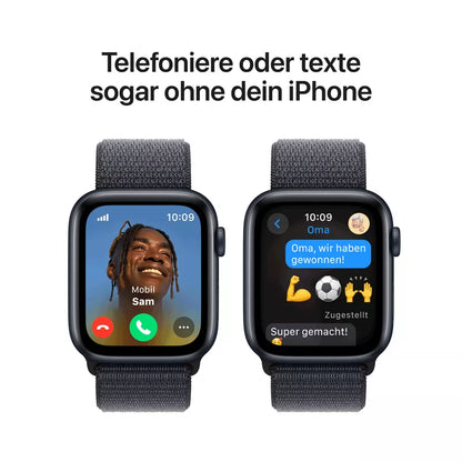Apple Watch SE 2 44mm Midnight Aluminium GPS+Cellular Sport Loop