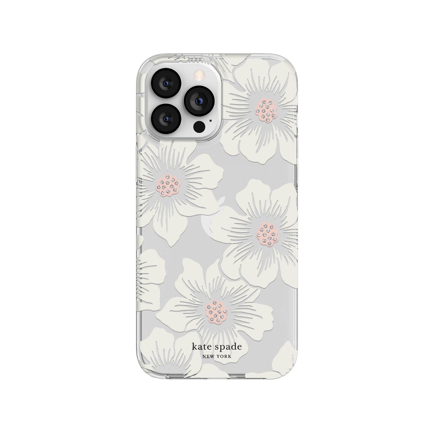 Kate Spade Protective Case Hollyhock Floral Clear iPhone 13 Pro Max