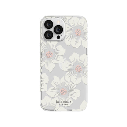 Kate Spade Protective Case Hollyhock Floral Clear iPhone 13 Pro Max