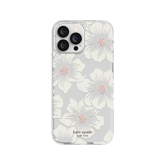 Kate Spade Protective Case Hollyhock Floral Clear iPhone 13 Pro Max