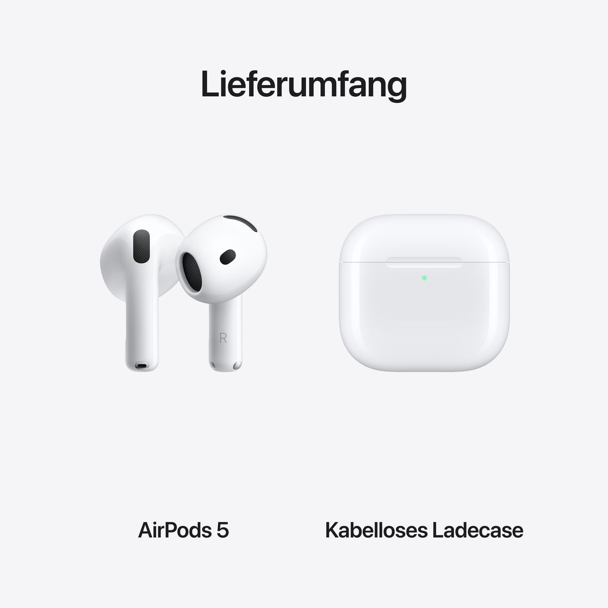 Apple AirPods 5 mit kabellosem Ladecase