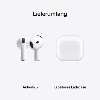 Apple AirPods 5 mit kabellosem Ladecase