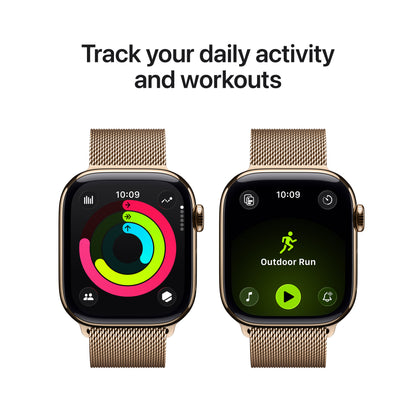 Apple Watch Series 11 Titan 42mm GPS + Cellular Milanaise Armband