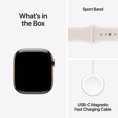 Apple Watch Series 11 Titan 42mm GPS + Cellular Sportarmband