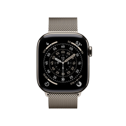 Apple Watch Series 11 Titan 42mm GPS + Cellular Milanaise Armband