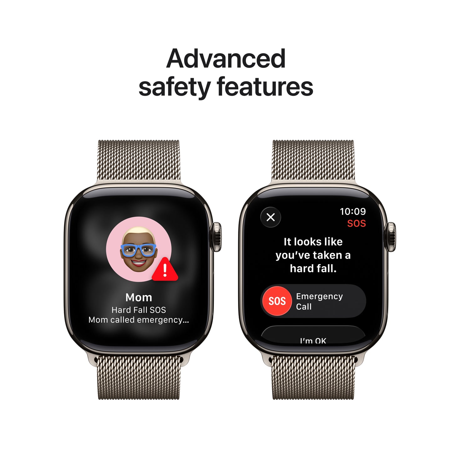 Apple Watch Series 11 Titan 42mm GPS + Cellular Milanaise Armband