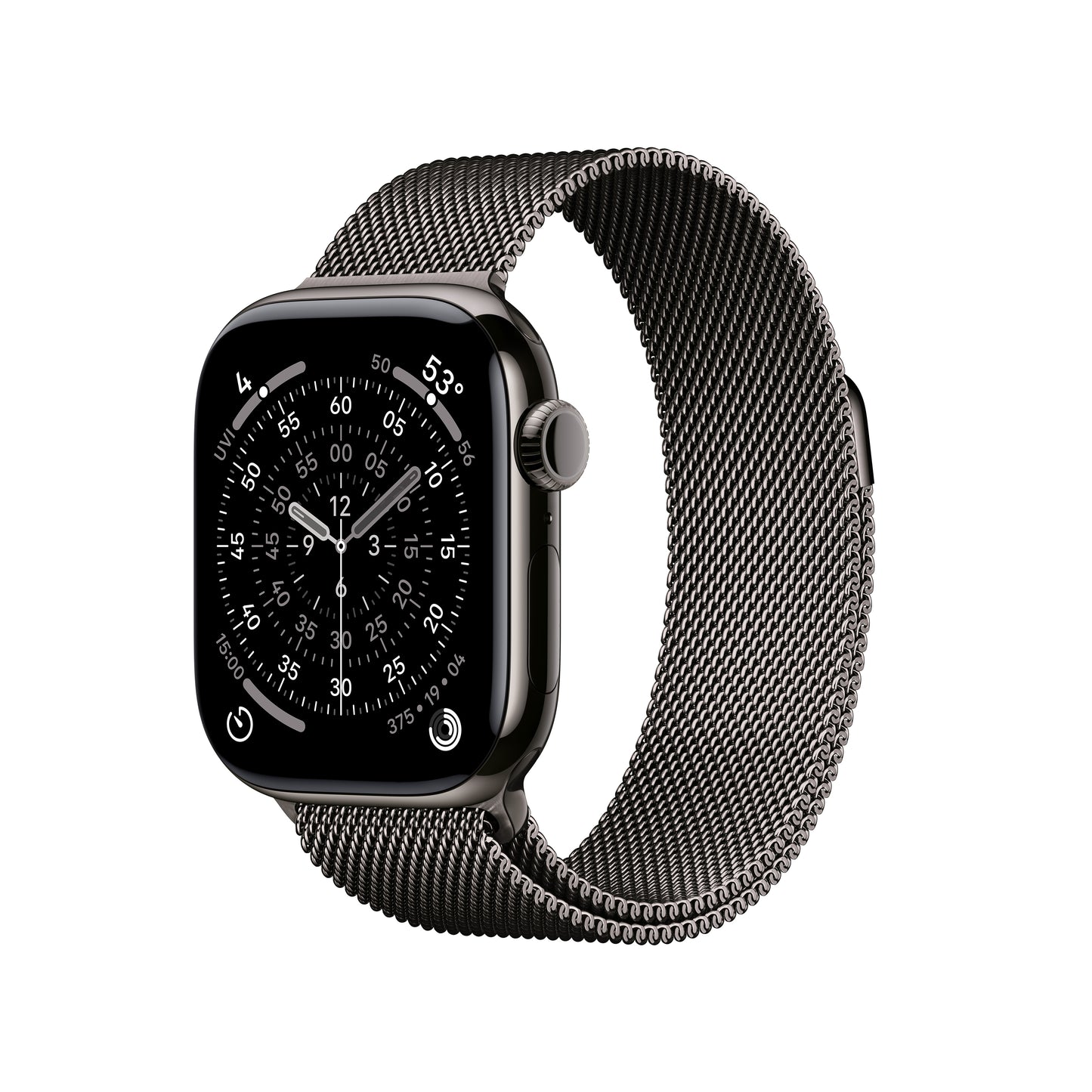Apple Watch Series 11 Titan 42mm GPS + Cellular Milanaise Armband