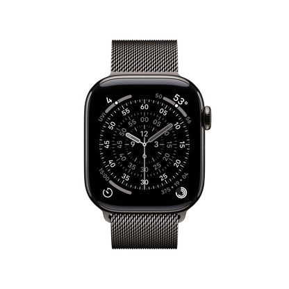 Apple Watch Series 11 Titan 42mm GPS + Cellular Milanaise Armband