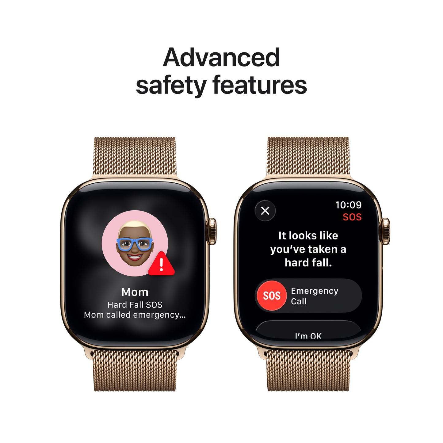 Apple Watch Series 11 Titan 46mm GPS + Cellular Milanaise Armband