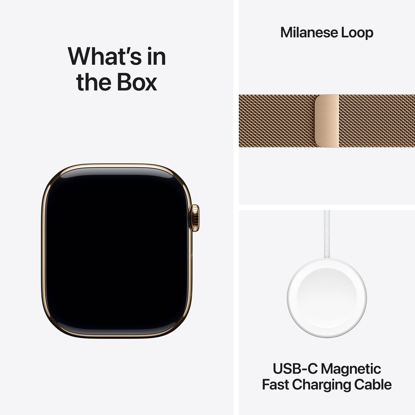 Apple Watch Series 11 Titan 46mm GPS + Cellular Milanaise Armband