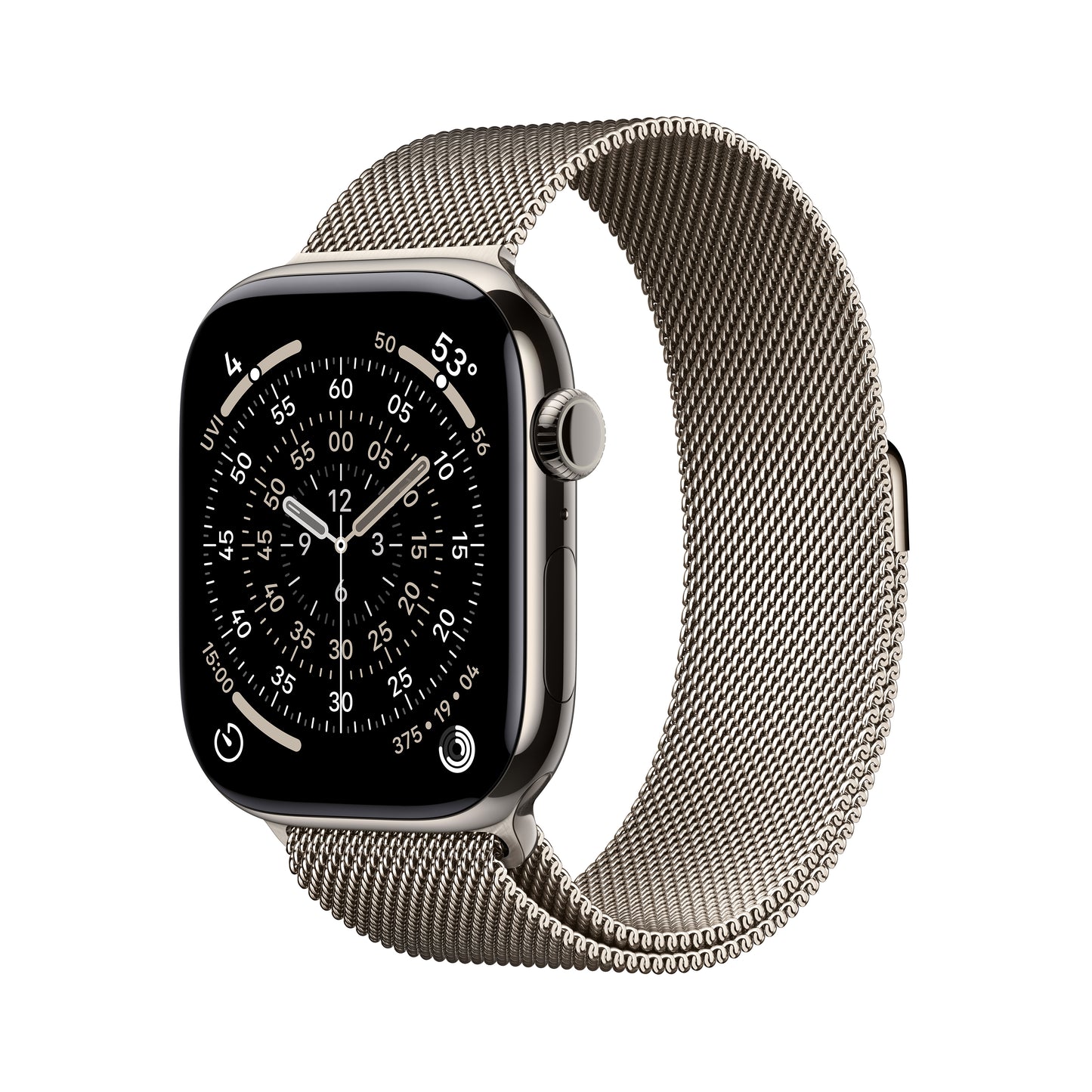 Apple Watch Series 11 Titan 46mm GPS + Cellular Milanaise Armband