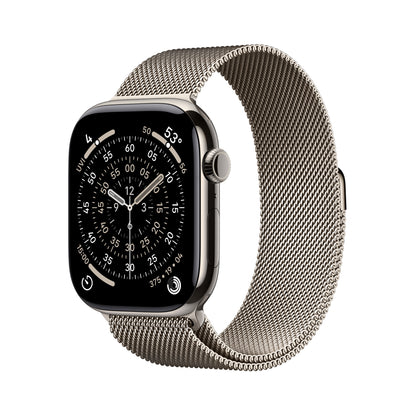 Apple Watch Series 11 Titan 46mm GPS + Cellular Milanaise Armband