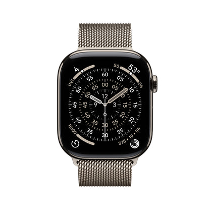 Apple Watch Series 11 Titan 46mm GPS + Cellular Milanaise Armband