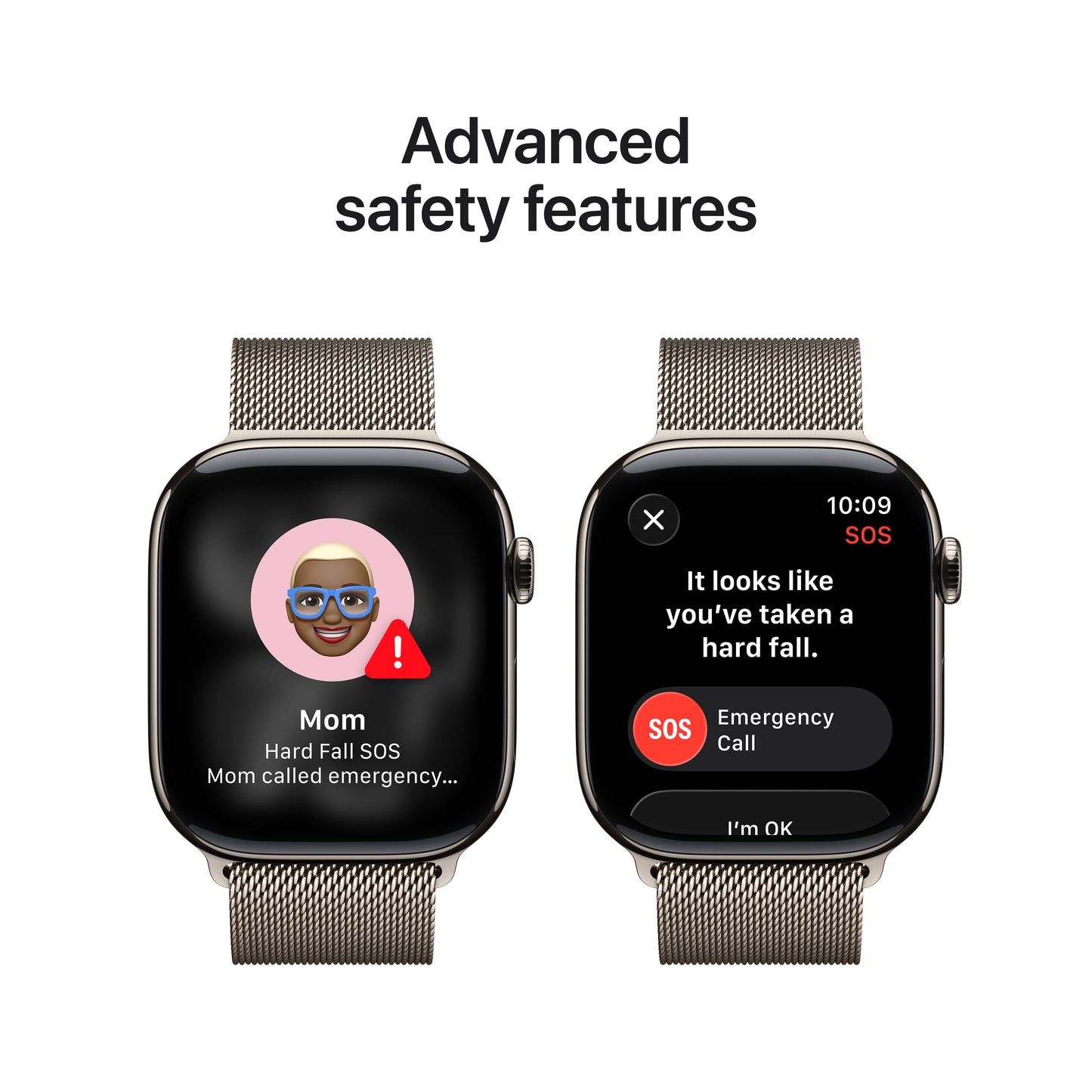 Apple Watch Series 11 Titan 46mm GPS + Cellular Milanaise Armband