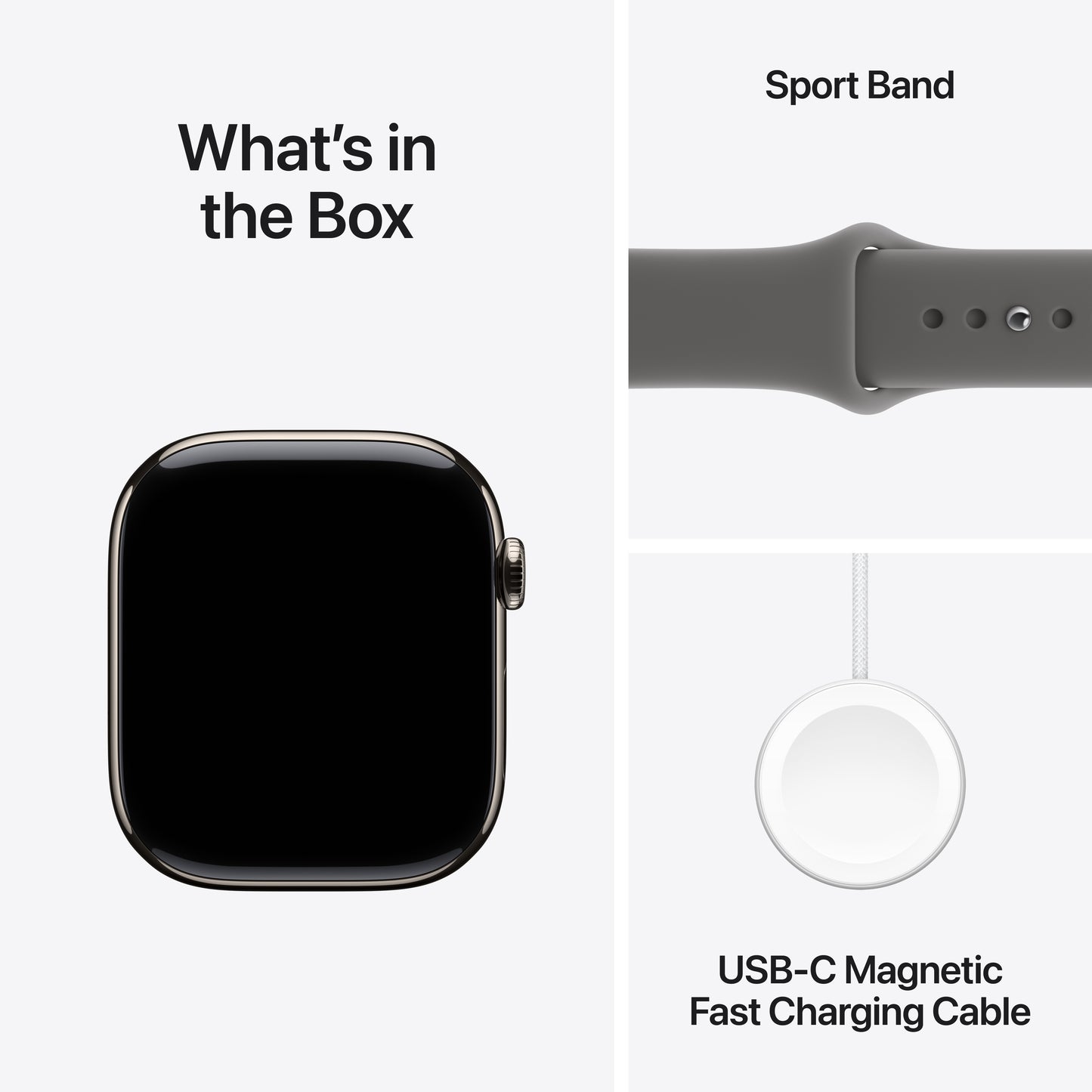 Apple Watch Series 11 Titan 42mm GPS + Cellular Sportarmband
