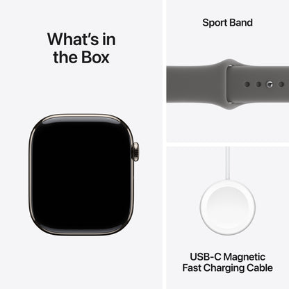 Apple Watch Series 11 Titan 42mm GPS + Cellular Sportarmband