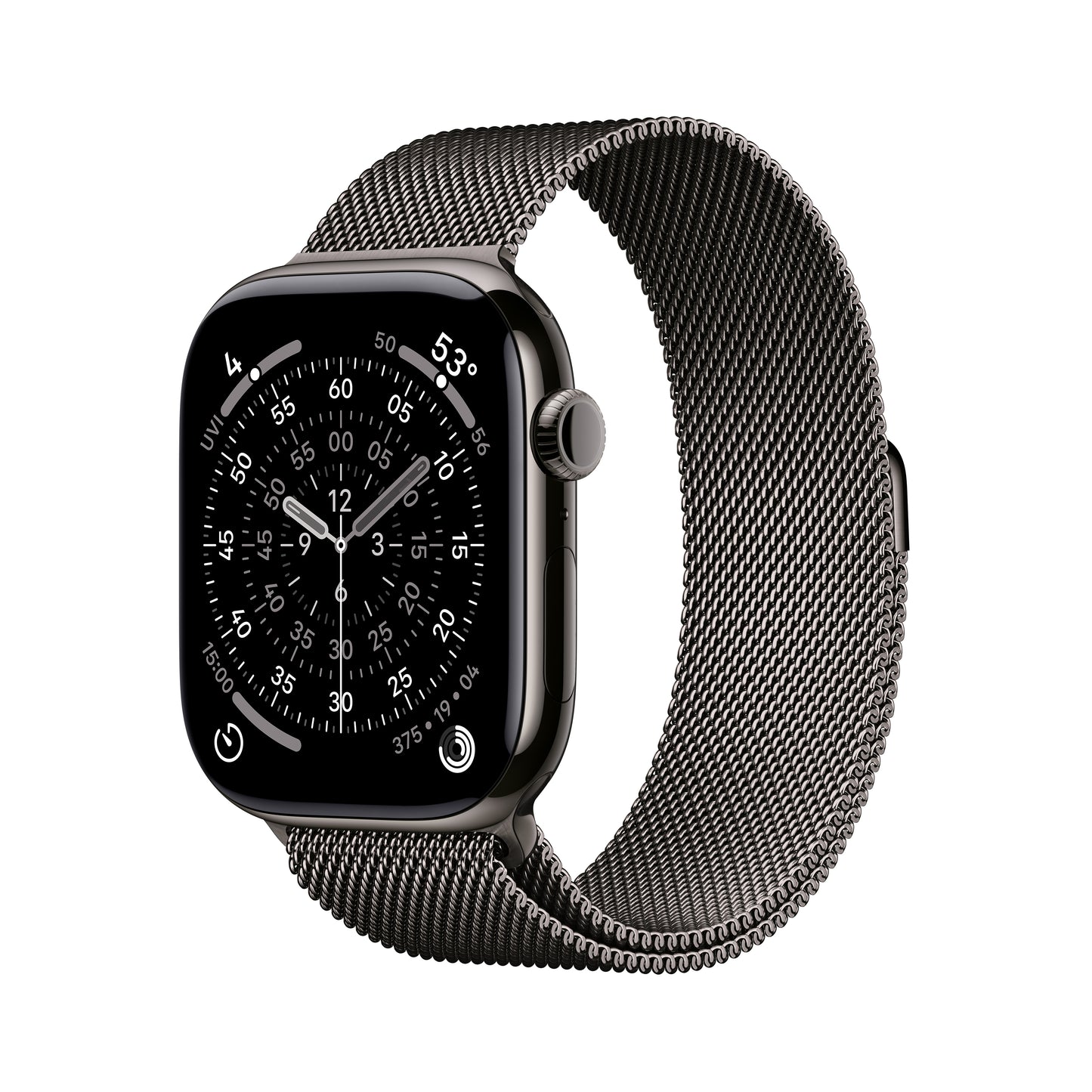 Apple Watch Series 11 Titan 46mm GPS + Cellular Milanaise Armband
