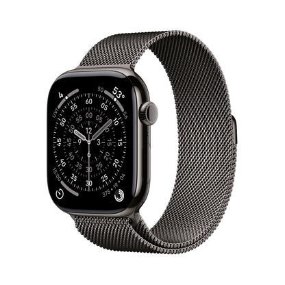 Apple Watch Series 11 Titan 46mm GPS + Cellular Milanaise Armband