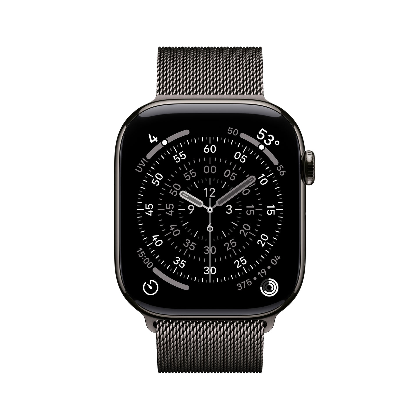 Apple Watch Series 11 Titan 46mm GPS + Cellular Milanaise Armband