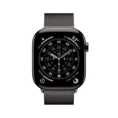 Apple Watch Series 11 Titan 46mm GPS + Cellular Milanaise Armband