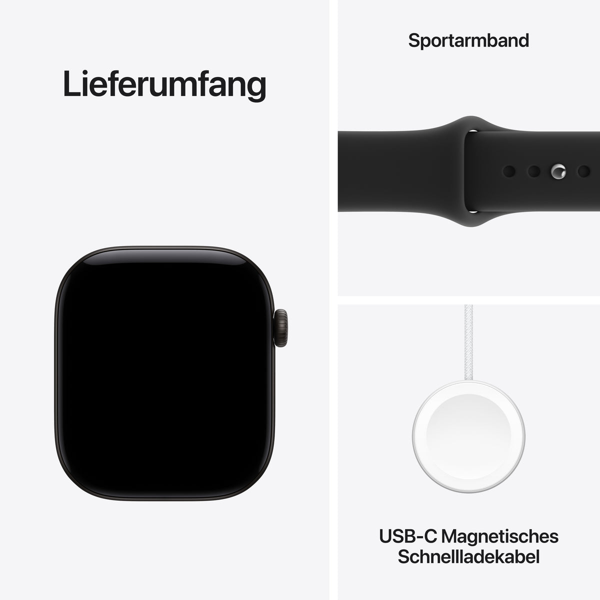 Apple Watch Series 12 Aluminium 46mm GPS + Cellular Sportarmband