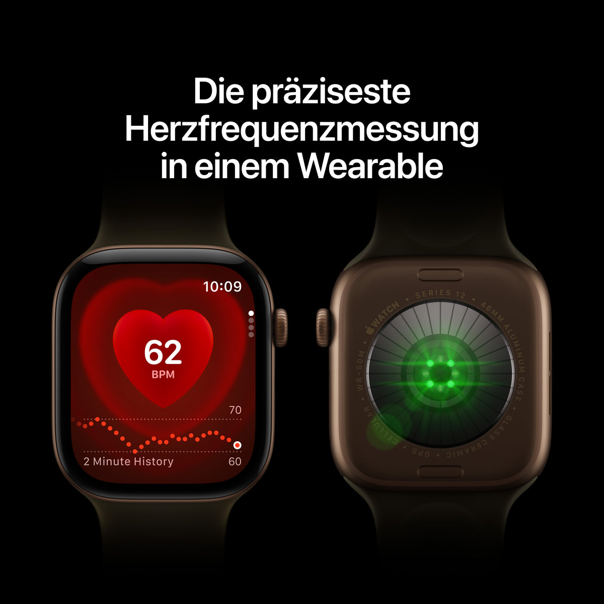 Apple Watch Series 12 Aluminium 46mm GPS + Cellular Sportarmband