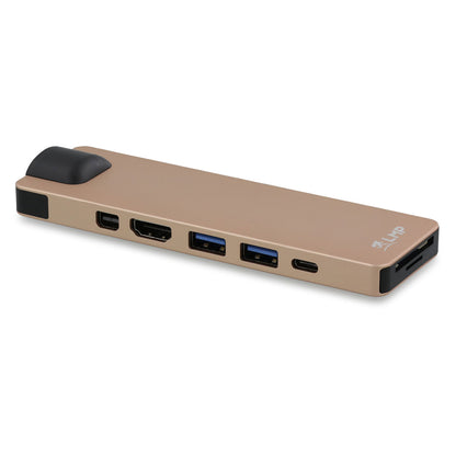 LMP USB-C Compact Dock 4K 8 Port - Gold
