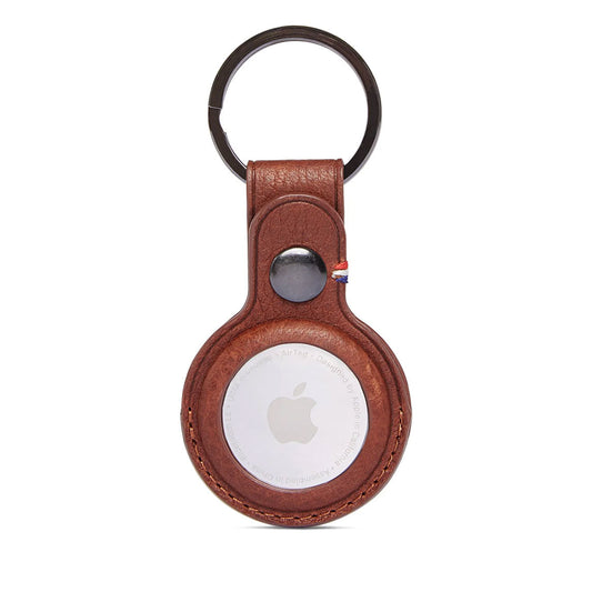 Decoded Schlüsselanhänger Leder, Apple AirTag, Braun