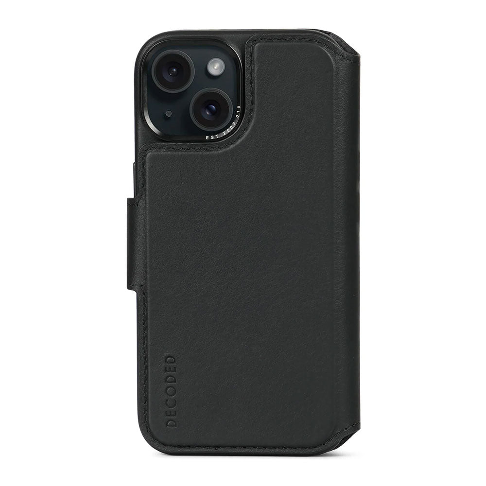 Decoded Leather Detachable Wallet Case iPhone 15 Plus